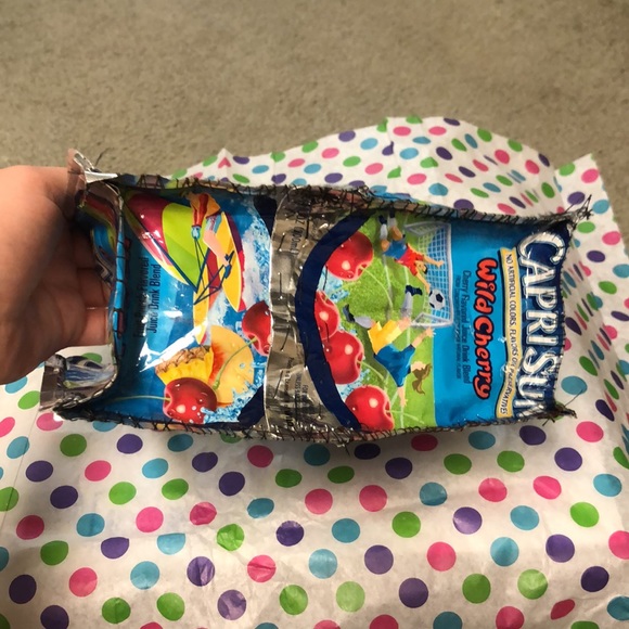 Handmade Capri Sun/Juice Pouch Lunch Bag/Purse - Picture 7 of 9